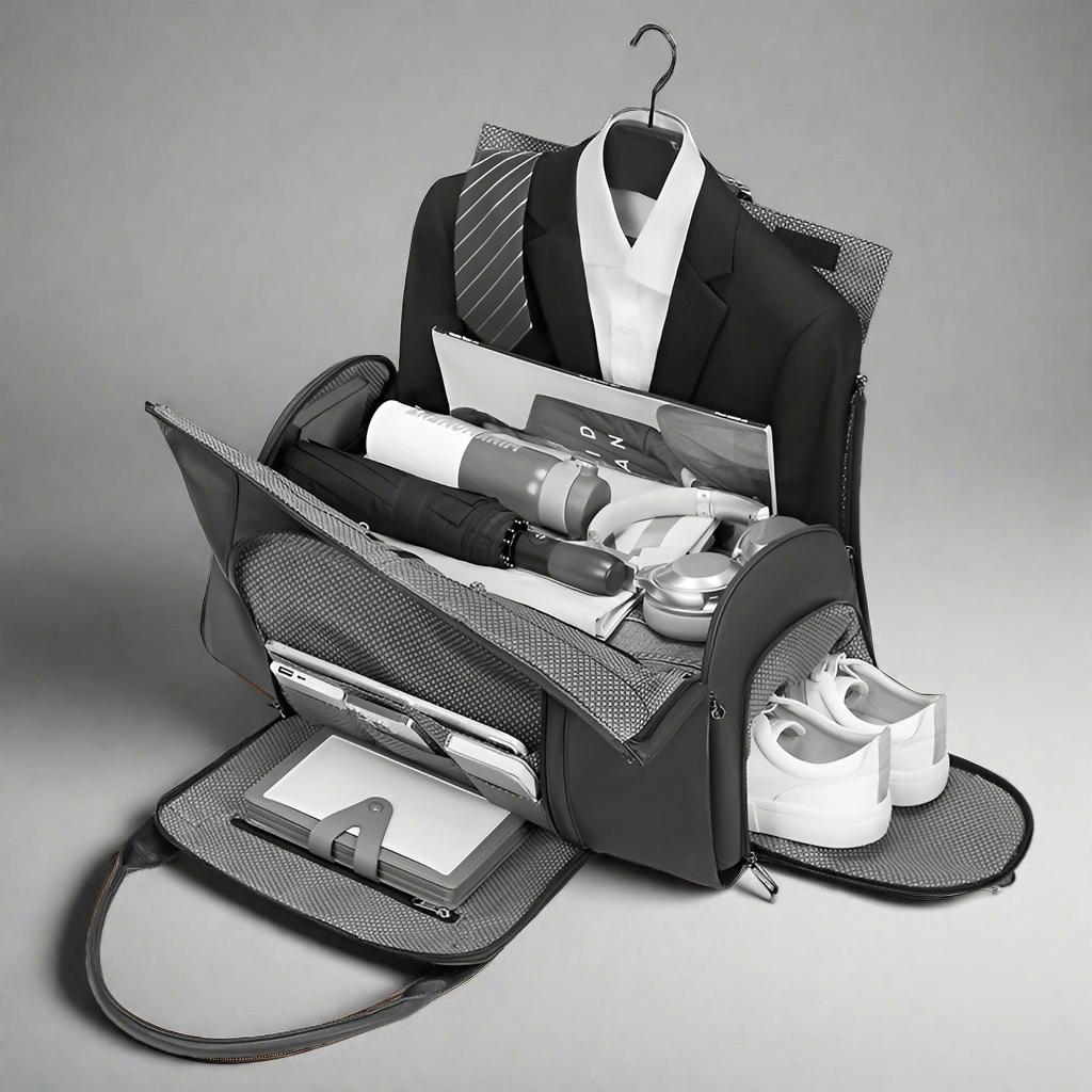 Sentier - Black Travel Bag - Avourie