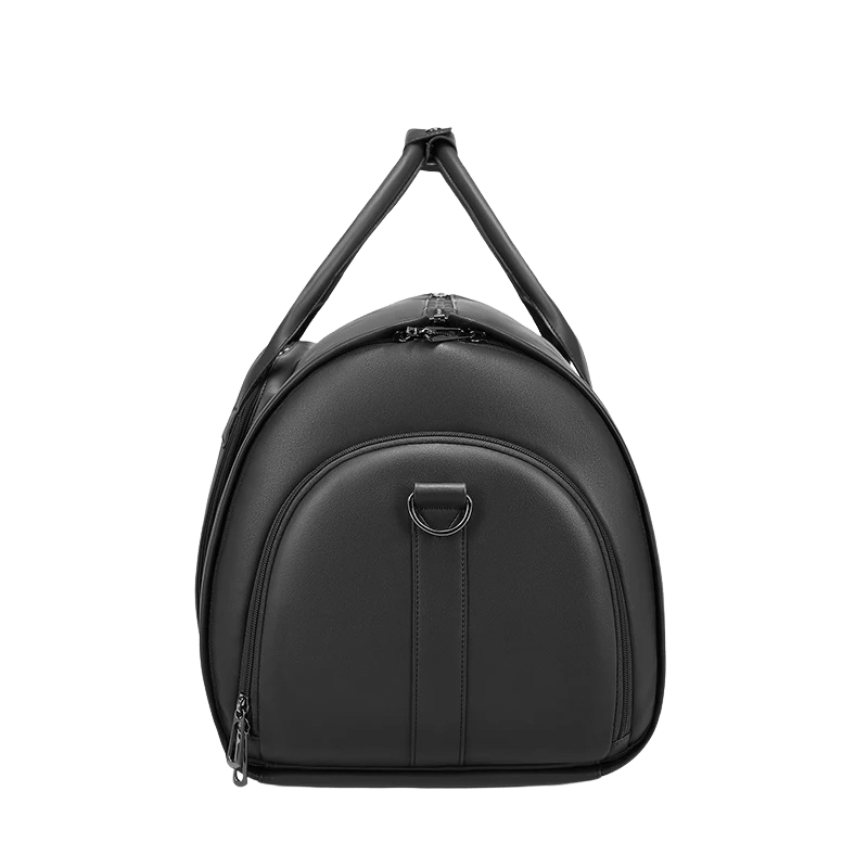 Side profile showing Sentier bag’s sleek shape and structure